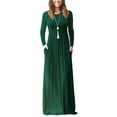 thumbnail image 1 of HAOMEILI Women Long Sleeve Loose Plain Maxi Dresses Casual Long Dresses with Pockets, 1 of 7