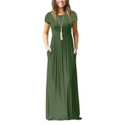 Shop Green Maxi Dresses for Casual and Summer Style at Walmart