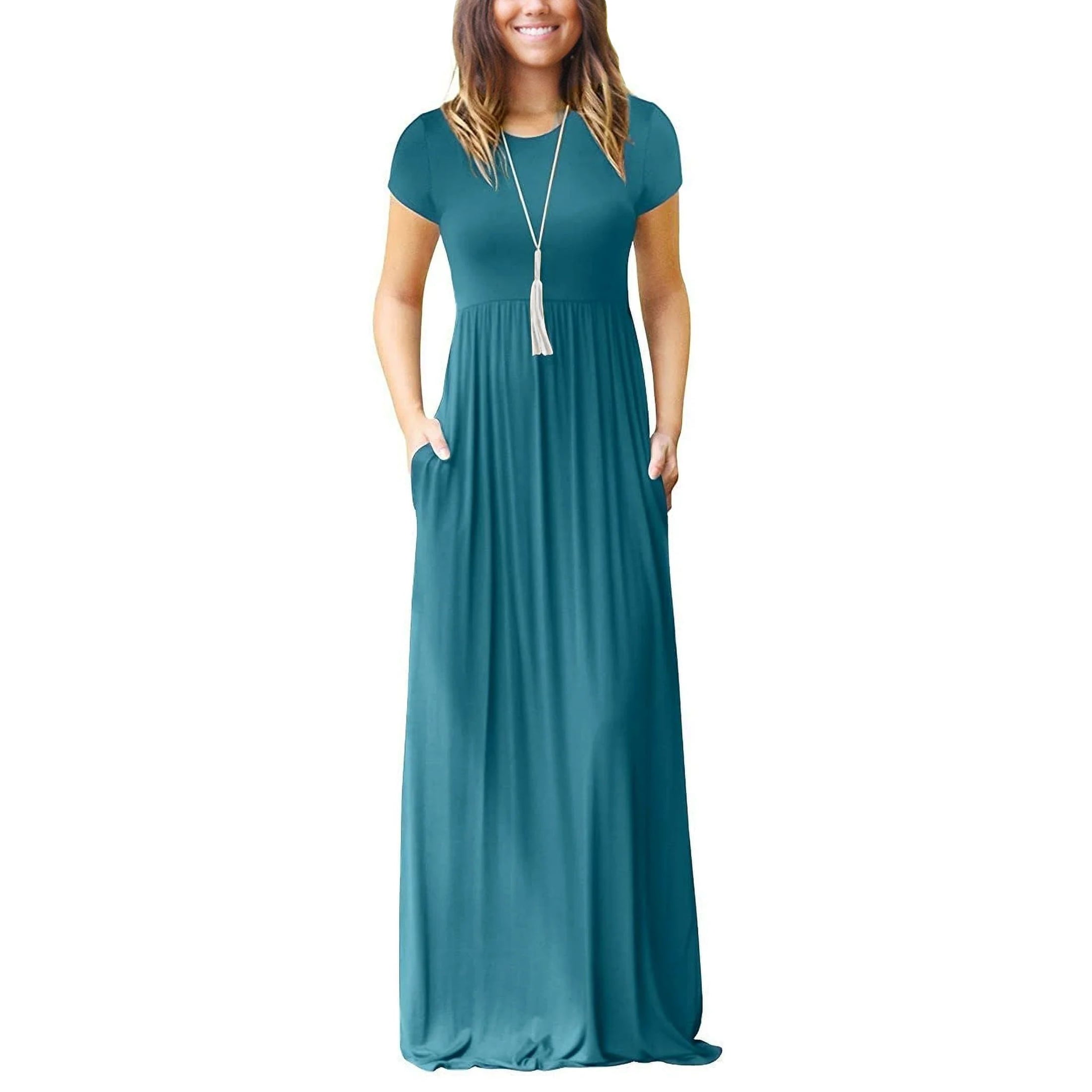 sachin and babi light blue dress Berrylush Women Solid Dark Green V-Neck Sleeveless Crepe Ruffled Maxi