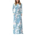 thumbnail image 1 of HAOMEILI Women Short/Long Sleeve Loose Plain Maxi Dresses Casual Long Dresses with Pockets, 1 of 5