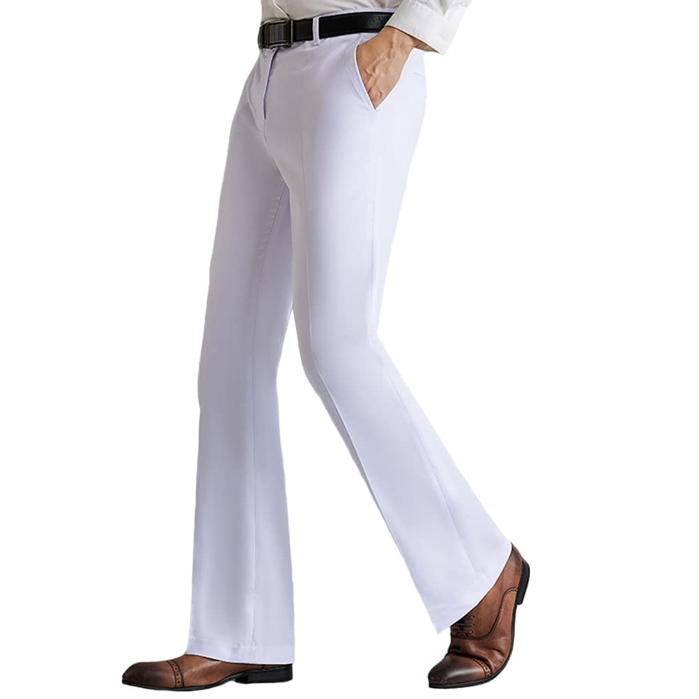 HAORUN Men's Retro Slim Fit Formal Dress Pants, Vintage 60s HAORUN Men's Retro Slim Fit Formal Dress Pants, Vintage 60s