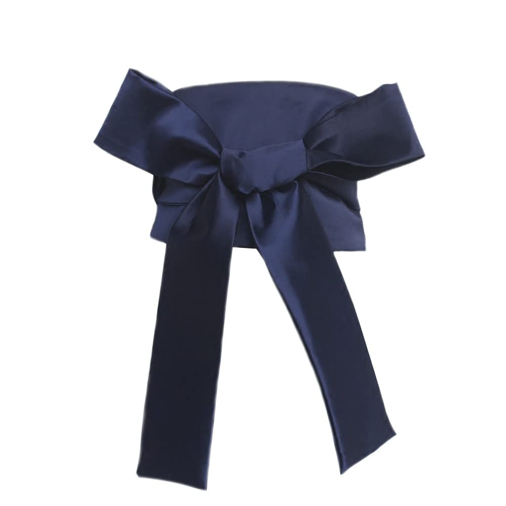 HAORUN Women Wide Belt Japanese Obi Satin Faux Silk Waistband for ...