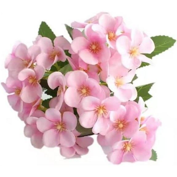 HAOSHICS 3Pcs Artificial Apple Blossom Bouquets Fake Flowers Bunches Silk Apple bBlossom Branches for Vase Indoor Home Decor (White)