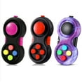thumbnail image 1 of HAOSHICS 3pcs Fidget Pad Portable Fidget Controller Classic Retro Game Controller Fidget Toy Handheld Toy Controller with 8 Fidget Functions Controller Game Pad for Teens Relieve Stress Anxiety, 1 of 5