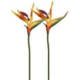 thumbnail image 1 of HAOSHICS 6Pcs Artificial Heaven Bird Flowers,Fake Bird of Paradise Strelitzia,Faux Silk Plants for Home Office Wedding Table Centerpeice Decor (Orange Large), 1 of 6