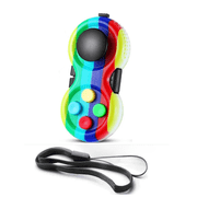 HAOSHICS Fidget Pad Portable Fidget Controller Classic Retro Game Controller Fidget Toy Handheld Toy Controller with 8 Fidget Functions Controller Game Pad for Teens Relieve Stress Anxiety