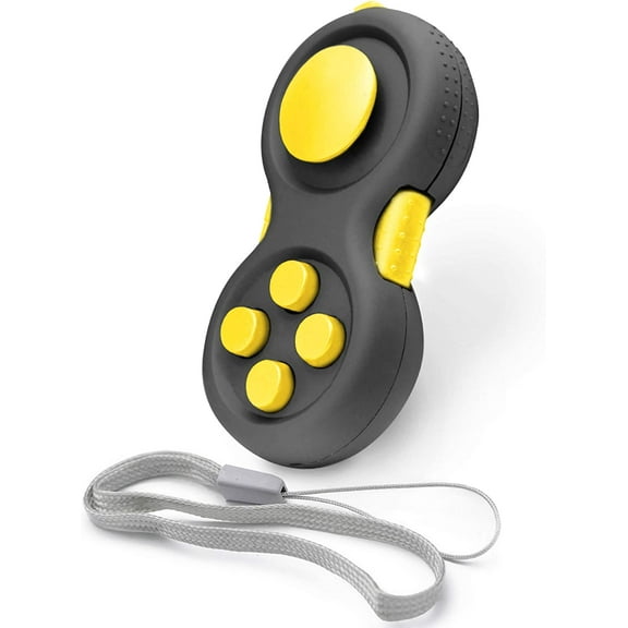 HAOSHICS Fidget Pad Portable Fidget Controller Classic Retro Game Controller Fidget Toy Handheld Toy Controller with 8 Fidget Functions Controller Game Pad for Teens Relieve Stress Anxiety
