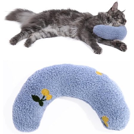 HAOSHICS Small Cat Bed with U-Shape Design & Moisture-Proof Material, Pink Solid (3 Pack)