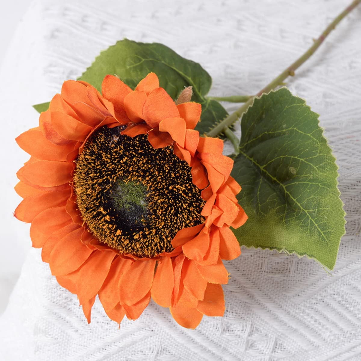 HAOSHICS Sunflowers Artificial Flowers with Long Stem Fake Sunflowers ...