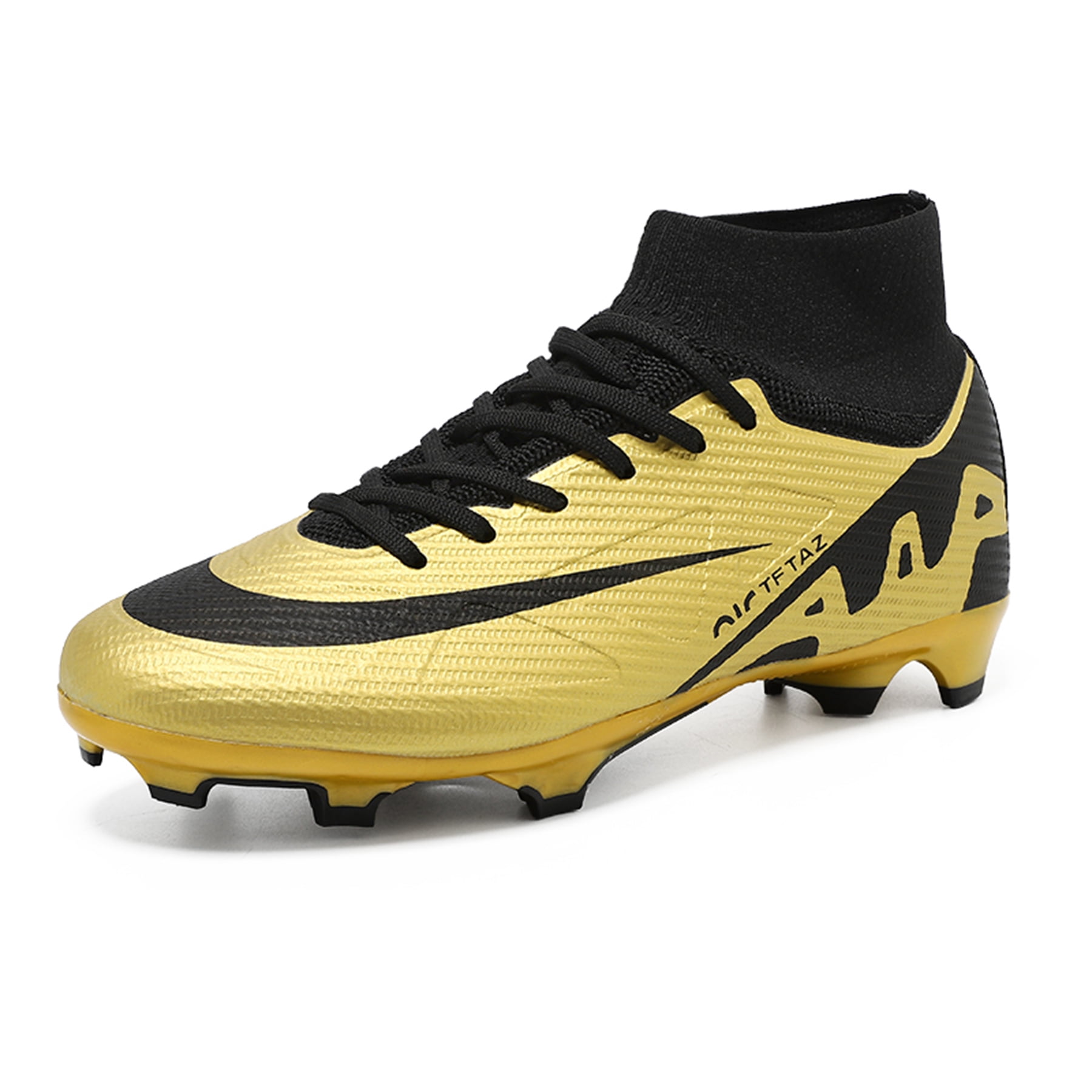 gold football cleats size 7