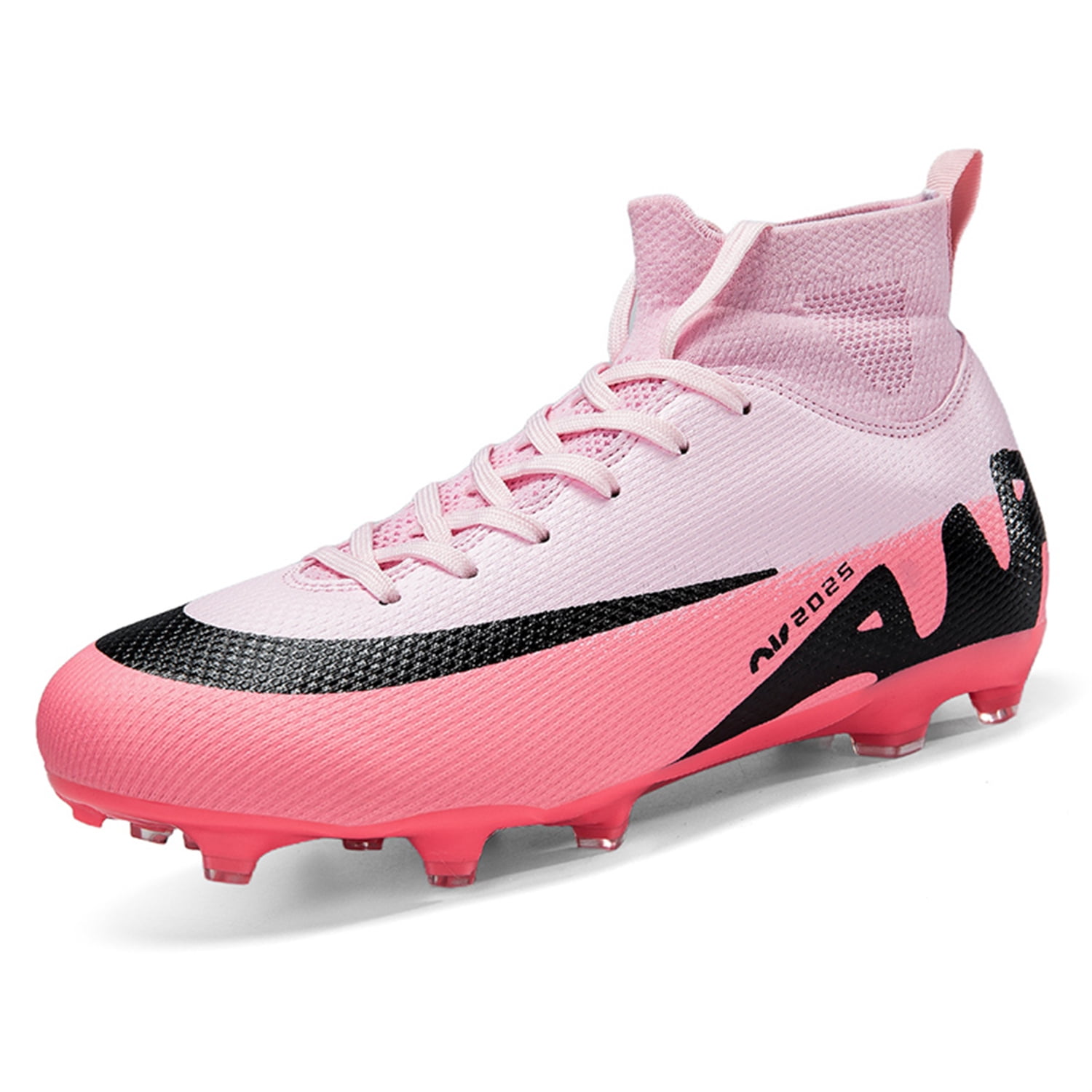 HAOSHIDUO Mens Soccer Cleats Youth Athletic High Top Jamaica 