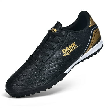 HAOSHIDUO Soccer Cleats for Little Kid, Teen, Men Durable Comfortable Outdoor Athletic Football Shoes