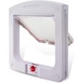 HAOSU Cat Flap For Cats Dogs Small Cat Flap 4way Microchip Door Lockable Easy To Install