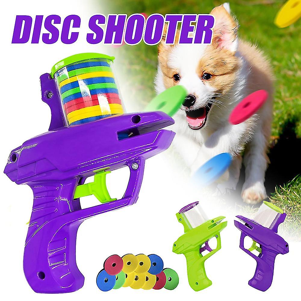 HAOSU Foam Disc Launcher Shooters Disc Shooter Flying Disc Saucer