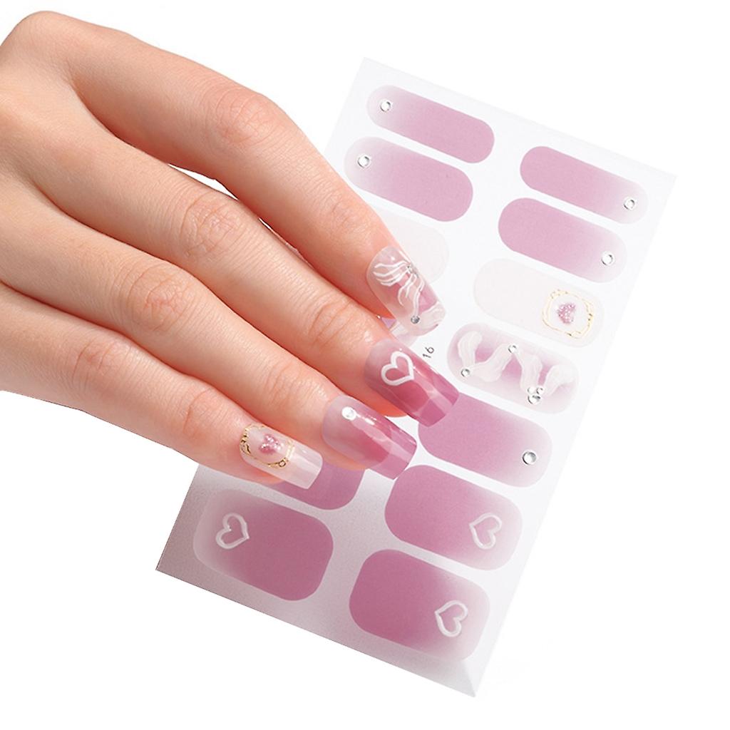 HAOSU Nail Sticker Decals Nail Polish Self Adhesive Full Cover Nail ...