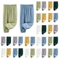 thumbnail image 1 of HAOTAGS 2PC Boys Girls Long Pants, Breathable Quick Dry High Waisted Causal Pants White 6-7Years, 1 of 9