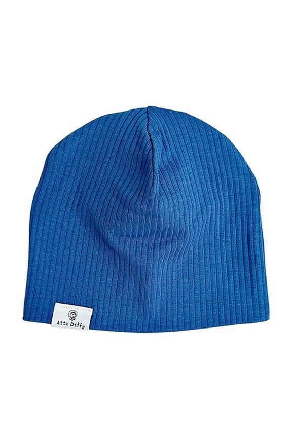 Boys Girls Fall Winter Hat,Thin Slouchy Beanie Breathable Causal Headwear Cap Blue Free Size