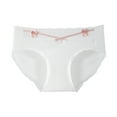 thumbnail image 1 of HAOTAGS Briefs for Women,Cotton Mid-rise Stretchable Comfort Stretch Underwear White XL, 1 of 2