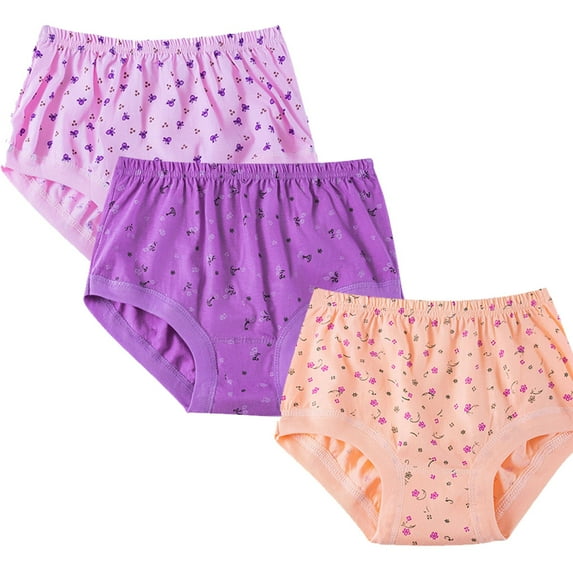 HAOTAGS Briefs for Women, Ventilated Cotton Breathable Everyday Briefs Pink 95