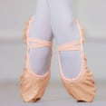 thumbnail image 1 of HAOTAGS Children's Dance Shoes (2 - 15Y), Shiny Solid Color Training Yoga Dance Shoes Gold 4.5 T, 1 of 6