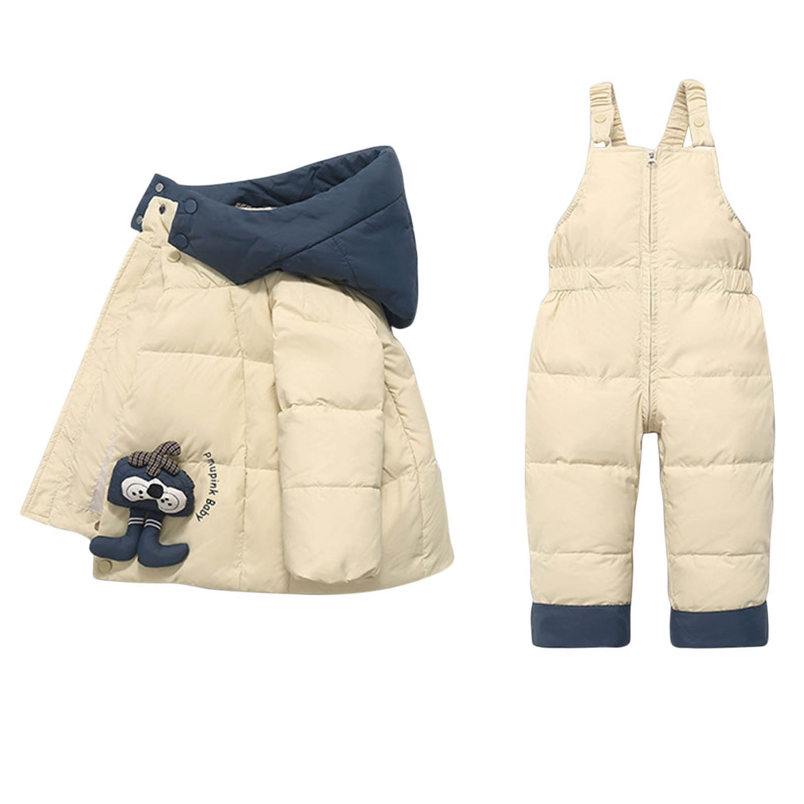 New children's down jacket suit