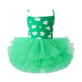 thumbnail image 1 of HAOTAGS Girls Ballet Dresses5-6,Dance Tank Leotard Sparkle Tutu Princess Sleeveless Practice Dress Green, 1 of 4