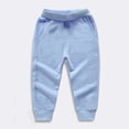 thumbnail image 1 of HAOTAGS Girls Boys Joggers Pants, Lightweight Active Elastic Wasit Casual Outerwear Pants Light Blue 2-3 Years, 1 of 2