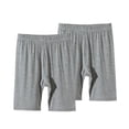 thumbnail image 1 of HAOTAGS Girls Legging Shorts 2-Pack, Elastic Waist Stretch Tight Safety Short Dance Yoga Bike Shorts Gray Size 4, 1 of 6