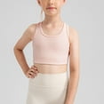 thumbnail image 1 of HAOTAGS Girls Quick Dry Sport Tank Tops Sleeveless Summer Camisole Pink Size 4 Years, 1 of 9