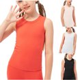 thumbnail image 1 of HAOTAGS Girls Quick Dry Sport Tank Tops Sleeveless Summer Pullover Tops Red Size 6 Years, 1 of 8