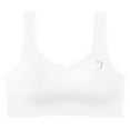 thumbnail image 1 of HAOTAGS Girls Seamless Training Bra (12-15) Cami Sport Bra Stretch Performance Seamless Bra White Size 13 Years, 1 of 2