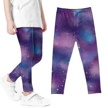 HAOTAGS Girls Stylish School Wearing Leggings Soft Comfortable Tights Printed Leggings Pants for Summer 2025 Multicolor Size 3-4 Years