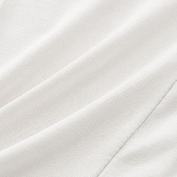 HAOTAGS Girls Summer Shorts(3-14), Solid Color Casual High Waisted Leggings Shorts White 3-4Years