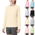 thumbnail image 1 of HAOTAGS Girls UV Protection Shirts,Side Pockets Quick-Dry UPF 50+ Long Sleeve Shirts Beige 14 T, 1 of 9