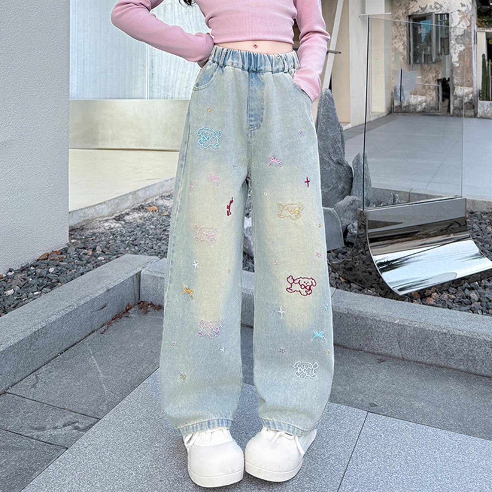 high rise ladies grey jeans size 14