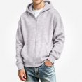 thumbnail image 1 of HAOTAGS Kids Hooded Sweatshirt (4-15) Long Sleeve Hoodie With Pocket Warm Zipper Jacket Gray Size 10, 1 of 9
