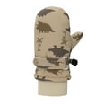 thumbnail image 1 of HAOTAGS Kids Ski Gloves, Waterproof Warm Thick Winter Gloves for Toddlers Khaki Size 6M, 1 of 4