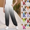 thumbnail image 1 of HAOTAGS Kids Sweatpants(3-15), Boys Girls Gradient Color Lounge Pants Elastic Waist Long Pants Wine 13 Years-14Years, 1 of 6
