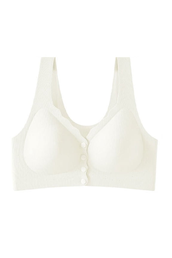 Ladies Bra,Evolution Wirefree Stay Put Plus Sizes Bralette Beige XXXL