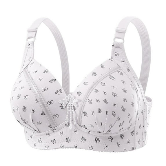 HAOTAGS Ladies Wireless Bra,Strapless Adult Female Breathable Push&nbsp;-&nbsp;Up White 38