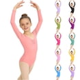thumbnail image 1 of HAOTAGS Leotards for Tolder Girls Size 7,Scoop Neck Sleeveless Elastic Waist Ballet Leotard for Dance Class Pink, 1 of 7