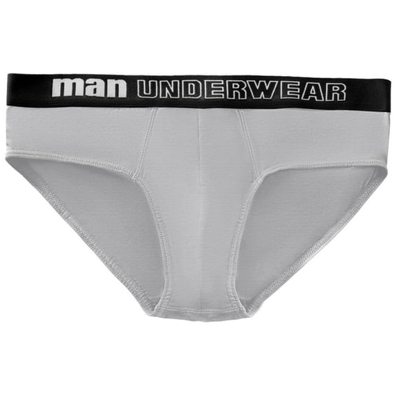 HAOTAGS Mans Underwear Solid Comfortable Breathable Boxers Underwear Gray Size XL