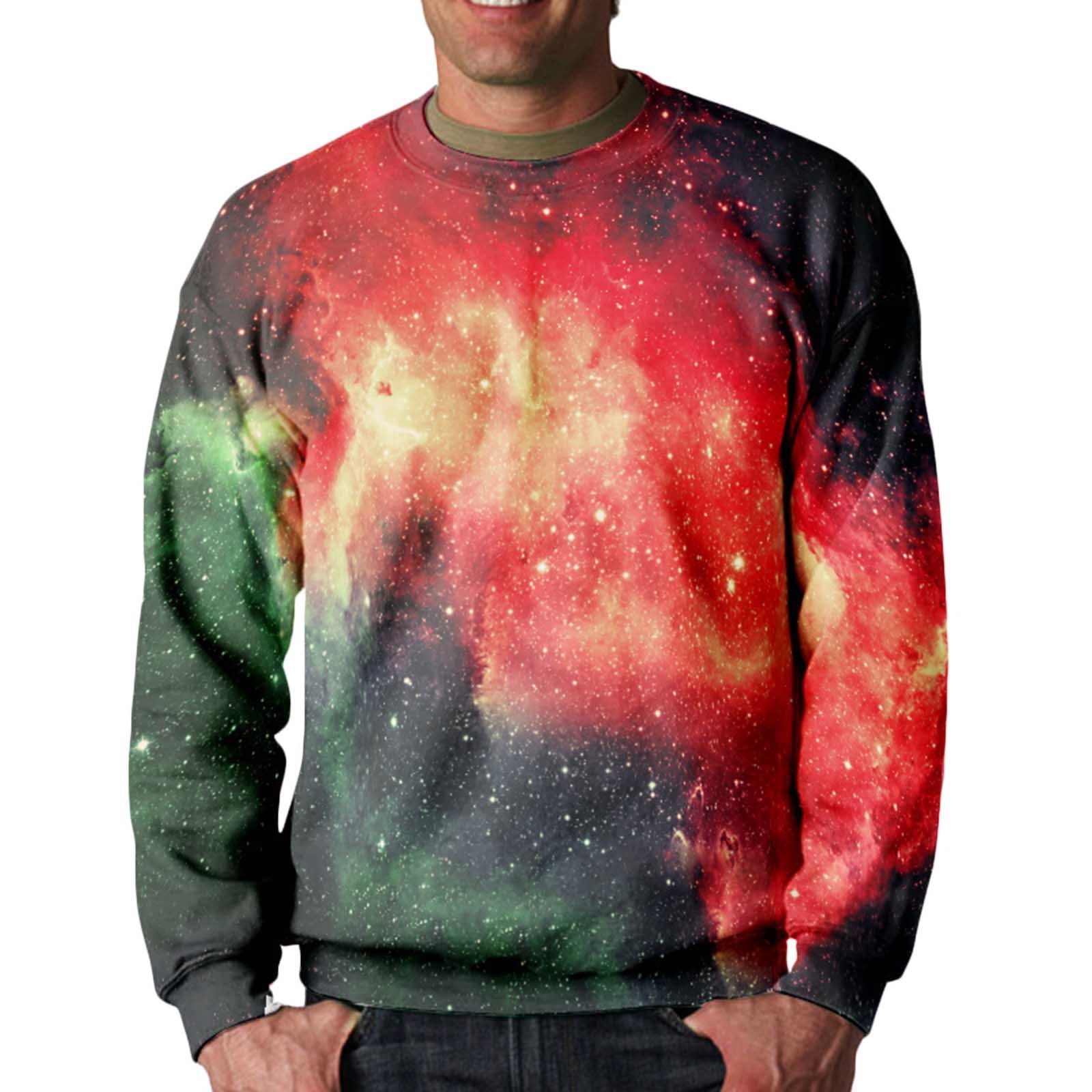 Red galaxy clearance sweater