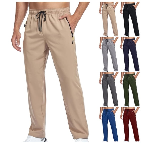 HAOTAGS Men’s Outdoor Hiking Pants Breathable Quick-Drying Waterproof Fishing Sports Trousers Black Size S