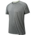 thumbnail image 1 of HAOTAGS Men’s Quick Dry Moisture Wicking Active Slim-fit Athletic Performance Crew T-Shirt Black Size 5XL, 1 of 8