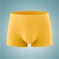 thumbnail image 1 of HAOTAGS Men's Underwear Boxer Briefs Breathable Cotton Regular Mens Boxer Briefs Underwear Men Pack Yellow Size XL, 1 of 3