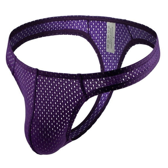 HAOTAGS Men's Underwear Boxer Briefs Breathable Thong Cotton Regular Mens Boxer Briefs Underwear Men Pack Purple Size 2XL