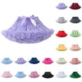 thumbnail image 1 of HAOTAGS Mini Skirt GirlsSolid Adjustable Elastic Waist Tutu Skirts Hot Pink 3-4 T, 1 of 6