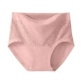 thumbnail image 1 of HAOTAGS Panties for Women,Seamless High Waist Breathable Seamless Brief Pink 3XL, 1 of 8