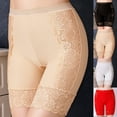 thumbnail image 1 of HAOTAGS Period Underwear for Women,Adjustable Waist Breathable Embroidery High Waist Panties Beige L, 1 of 8